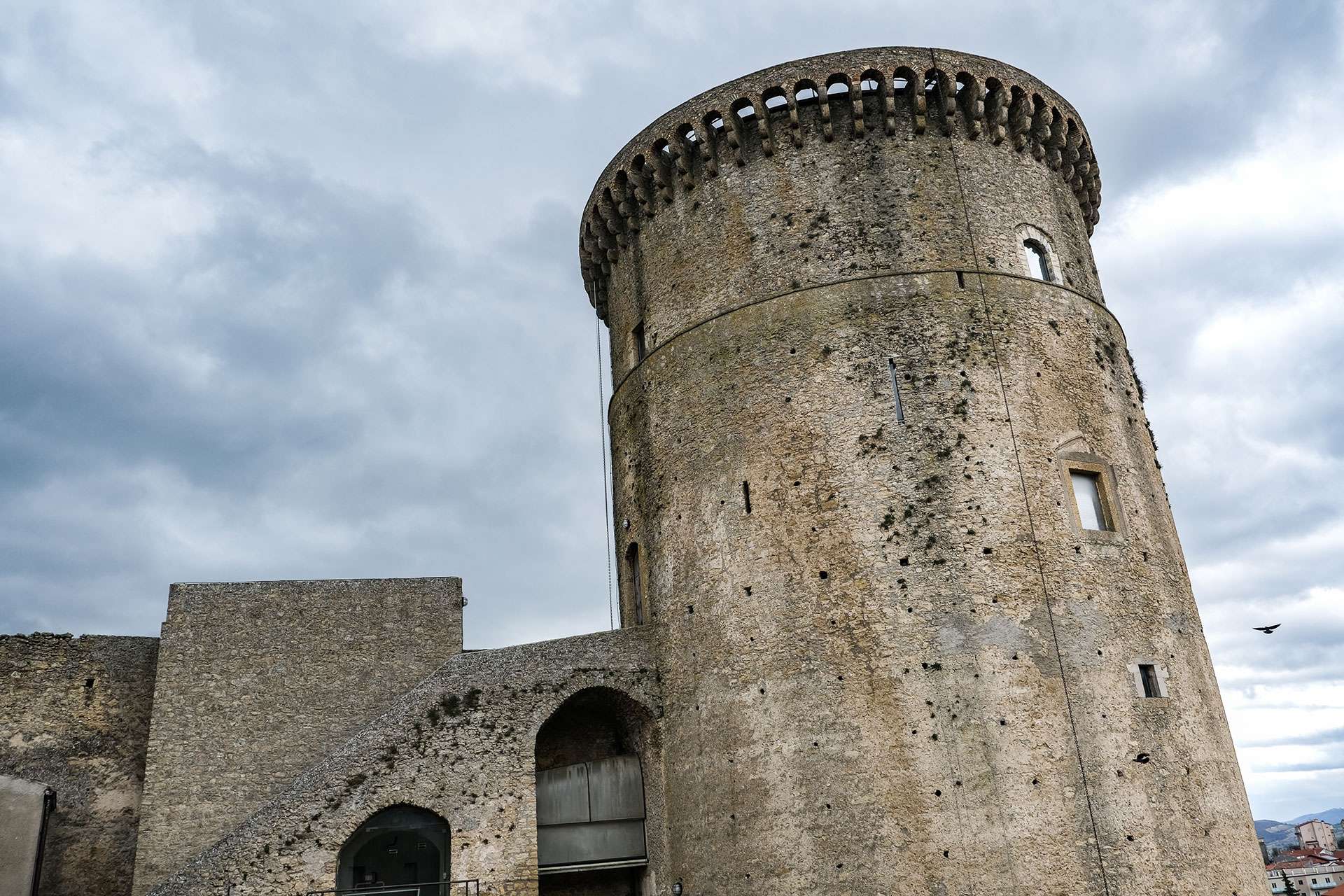 Panoramica della torre normanna di Tricarico Panoramica della torre normanna di Tricarico